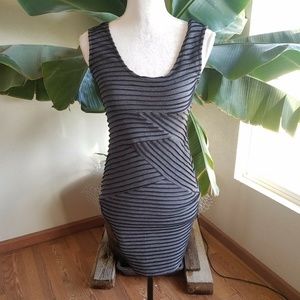 Xhilaration Womans Small Body Dress Fitted Black